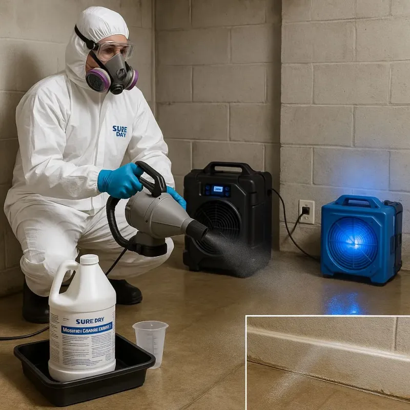 Sanitization and Odor Removal process in Harvard, IL